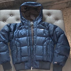 Navy north face jacket gently pre loved